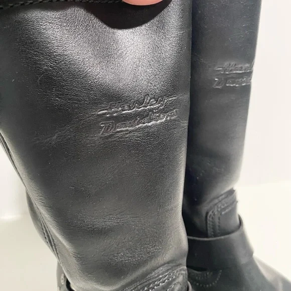 Women’s Harley Davidson Hustin Water Proof Riding Boots 7.5 - Picture 7 of 12